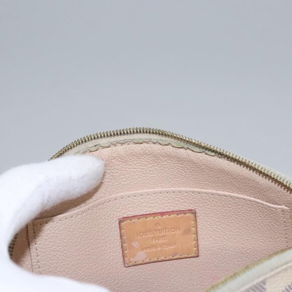LOUIS VUITTON Damier Azur Pochette Cosmetic PM Pouch - Picture 9 of 16